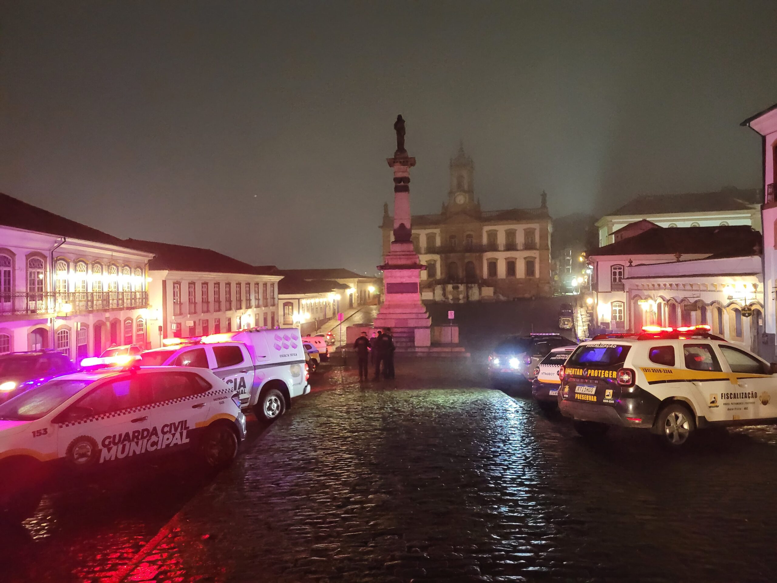 Polícia Militar divulga balanço de ações de segurança durante celebrações de aniversário da cidade histórica de Ouro Preto