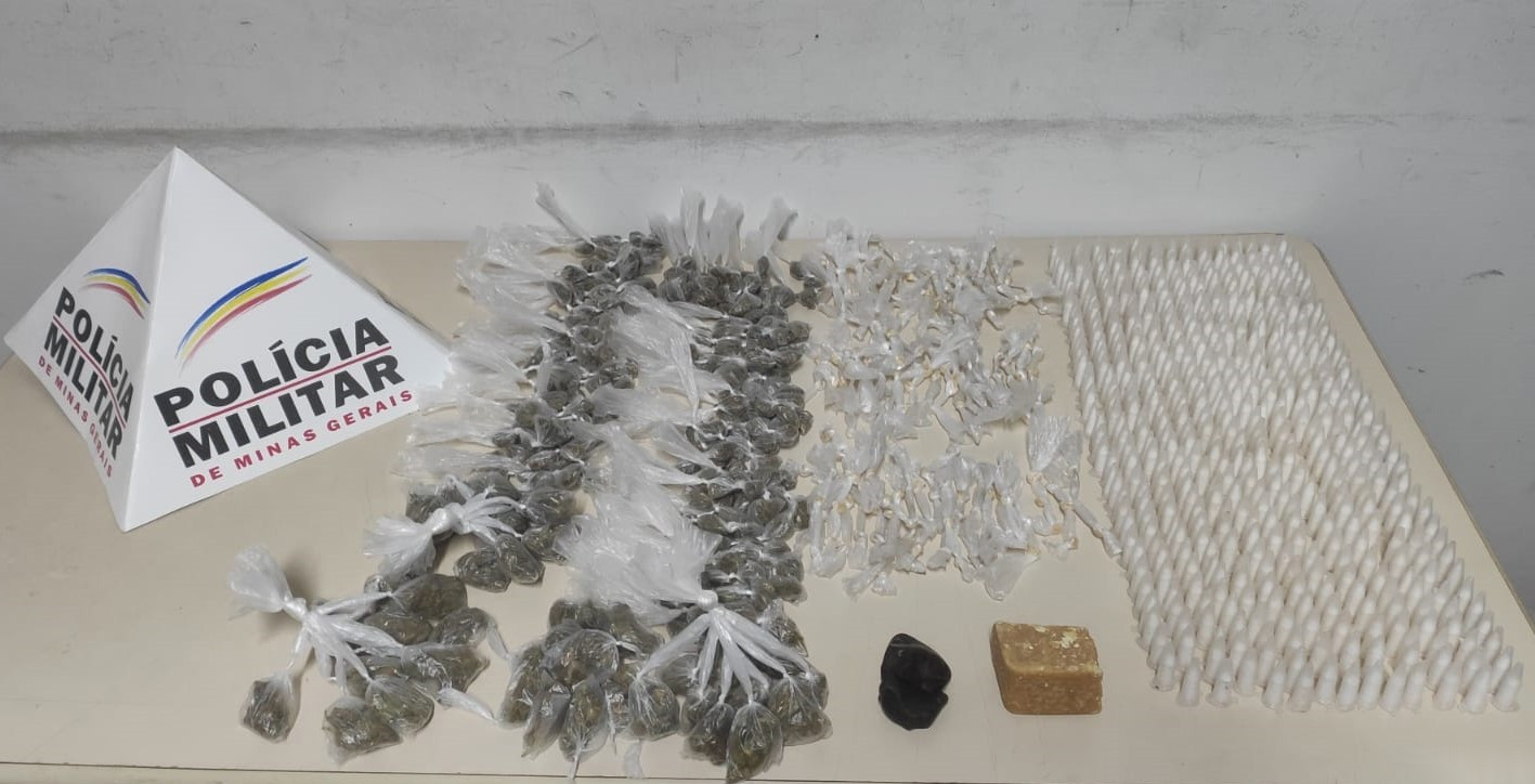 Fuga em alta velocidade termina com grande apreensão de drogas em Itabirito
