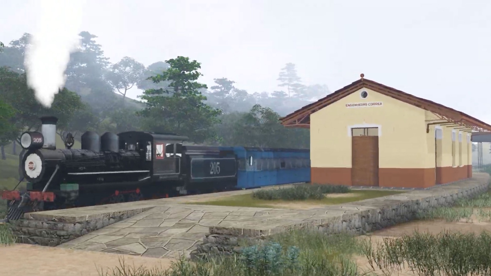 Estação de Engenheiro Corrêa ganha vida em reconstituição 3D do IFMG