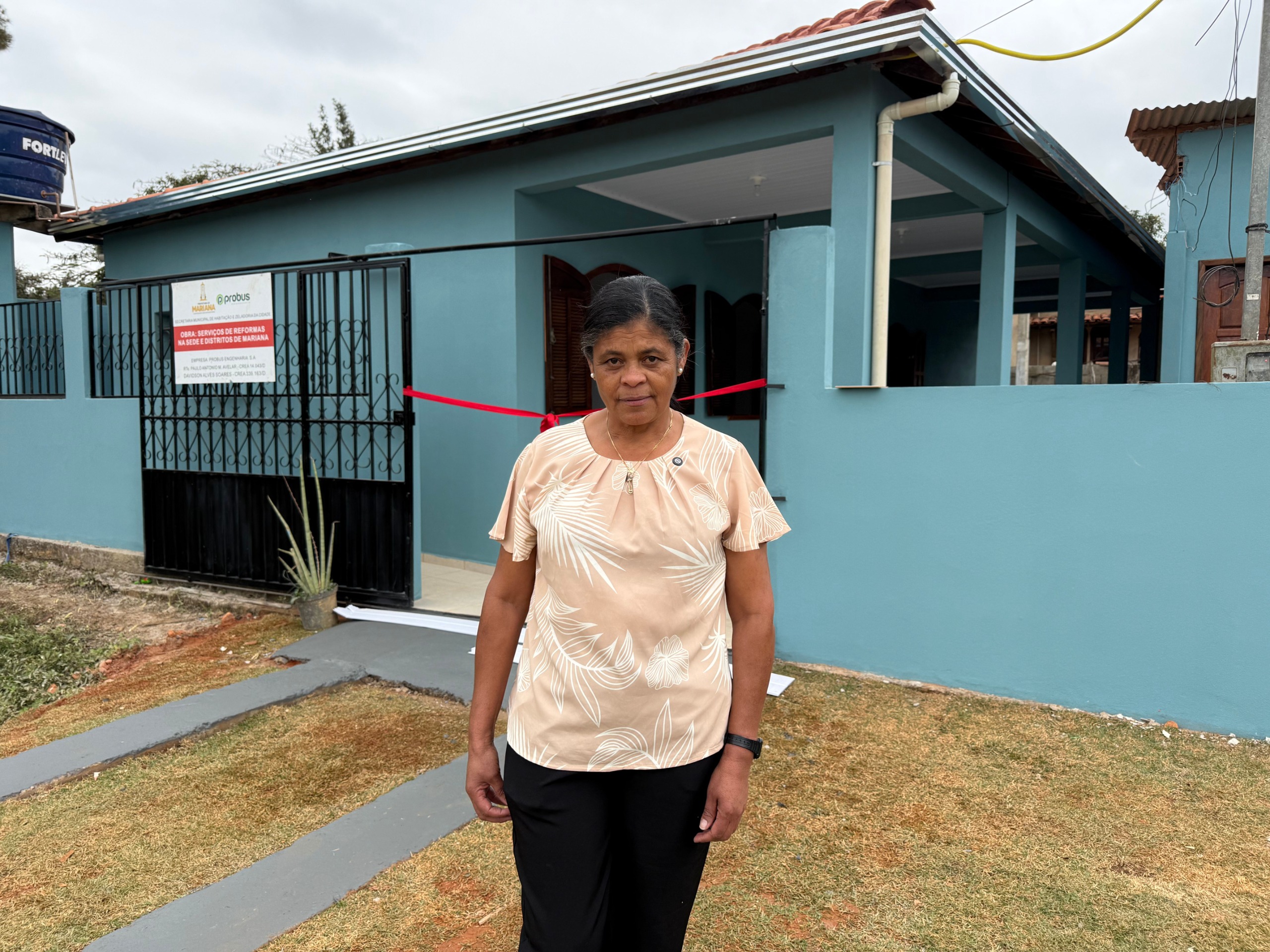 Prefeitura de Mariana realiza a entrega da 11ª moradia pelo programa Arrumando a Casa