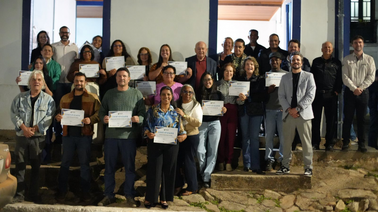 Capacitação em turismo é celebrada na Casa de Cultura de Cachoeira do Campo