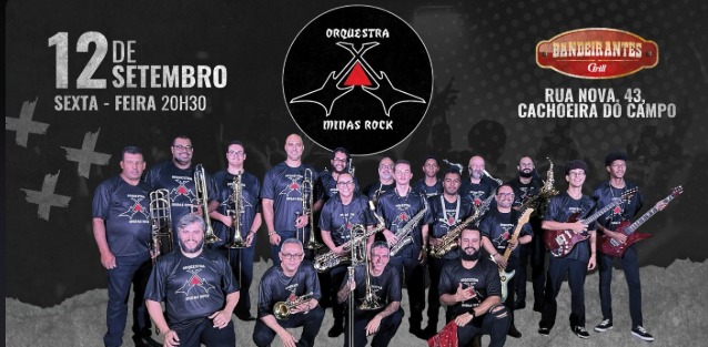 Orquestra Minas Rock retorna a Cachoeira do Campo com espetáculo Rock Wind