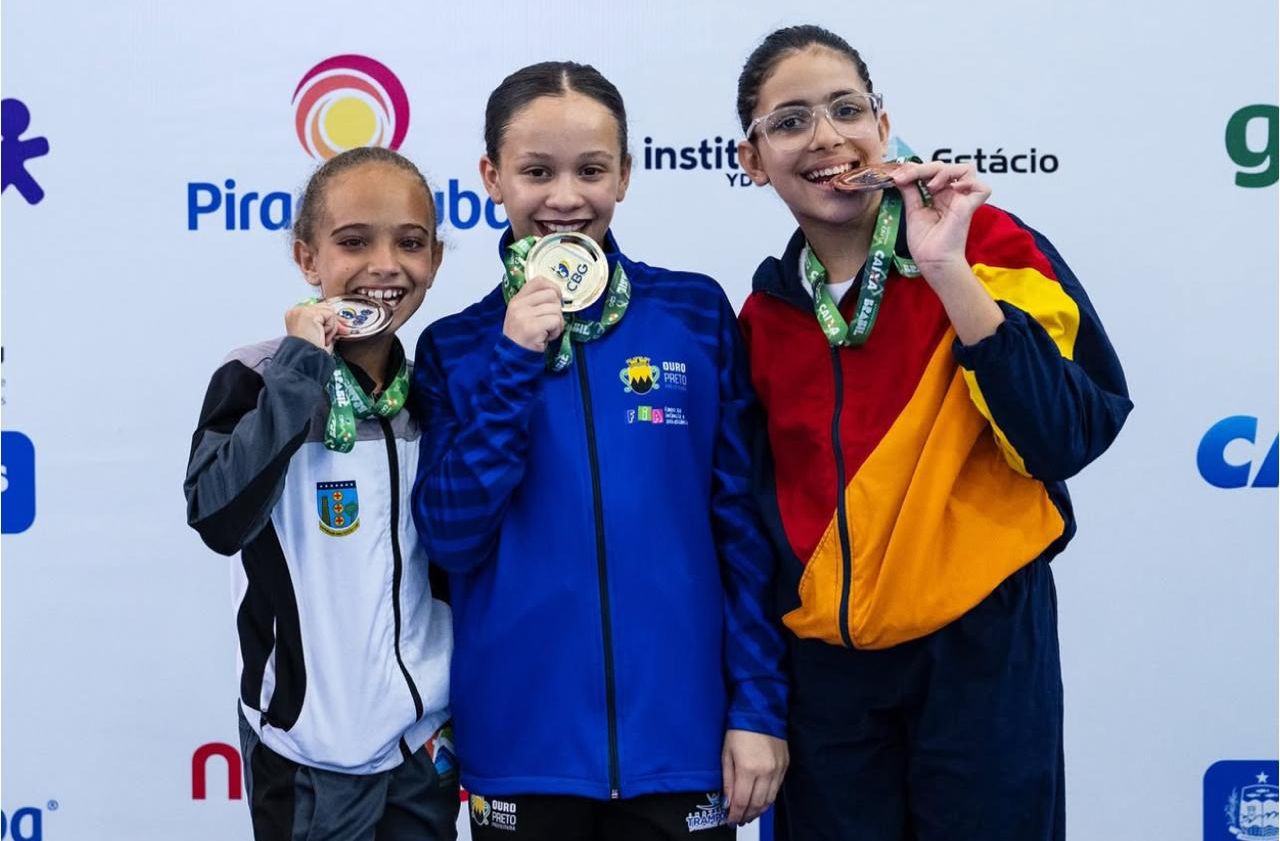 Ouro Preto brilha no Campeonato Brasileiro de Ginástica de Trampolim
