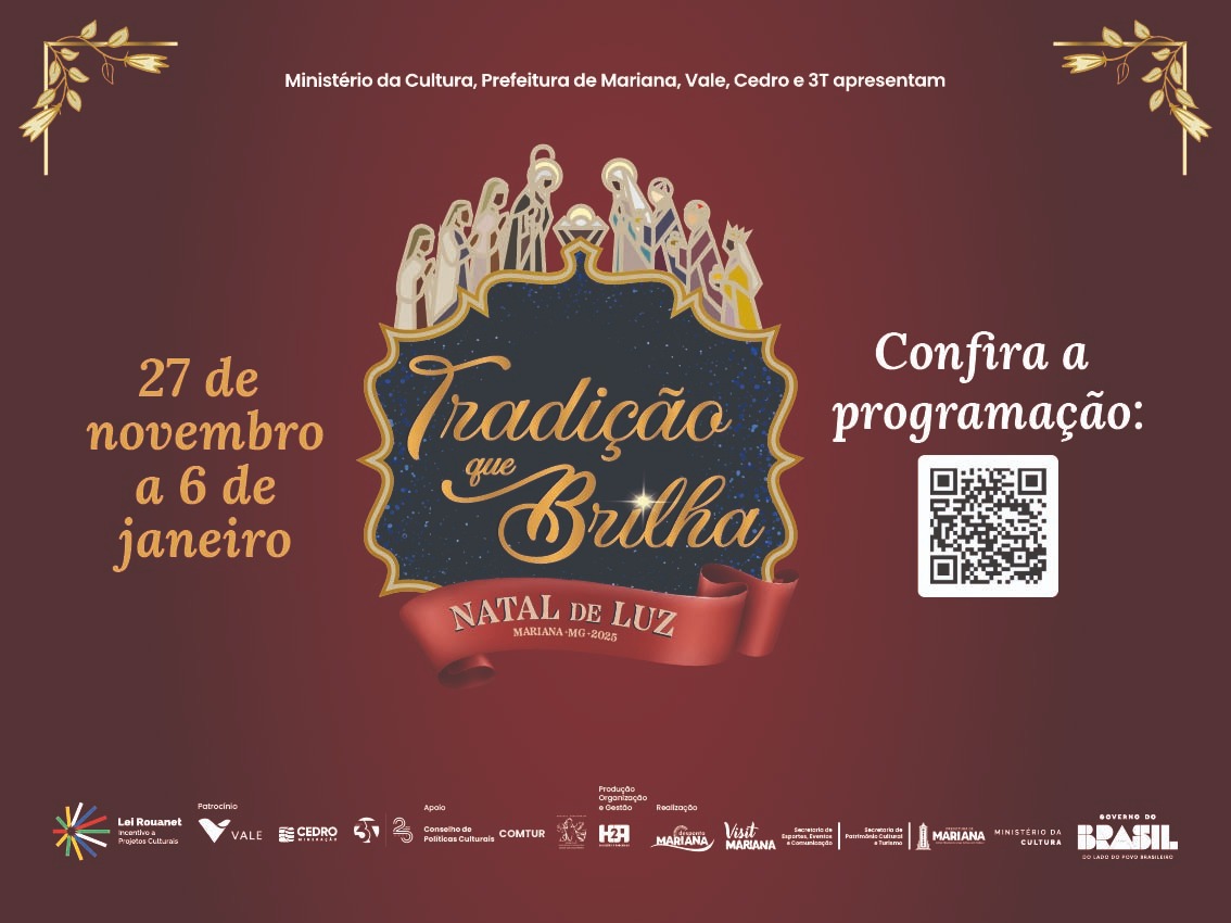 Natal de Luz de Mariana convida visitantes e conhecer as tradições do distrito de Padre Viegas