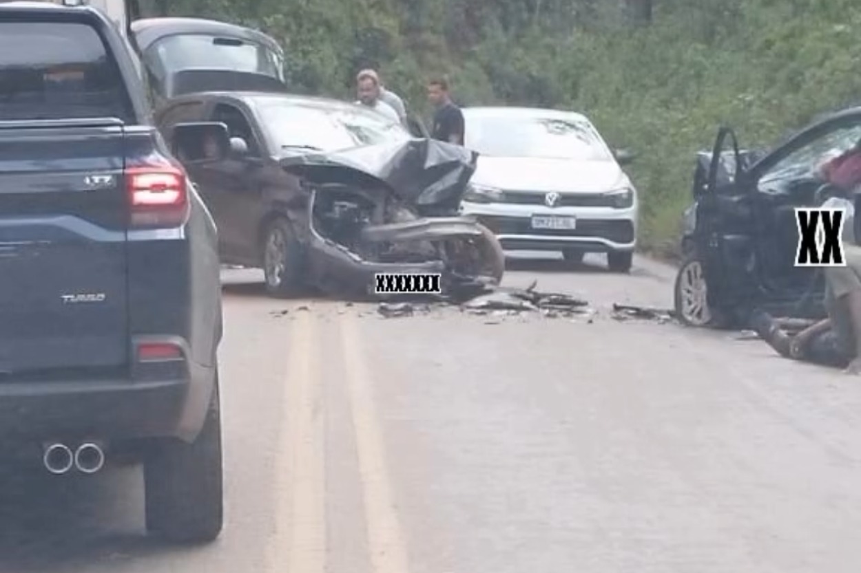 MG-129: acidente deixa um morto e três feridos na Região Central de Minas