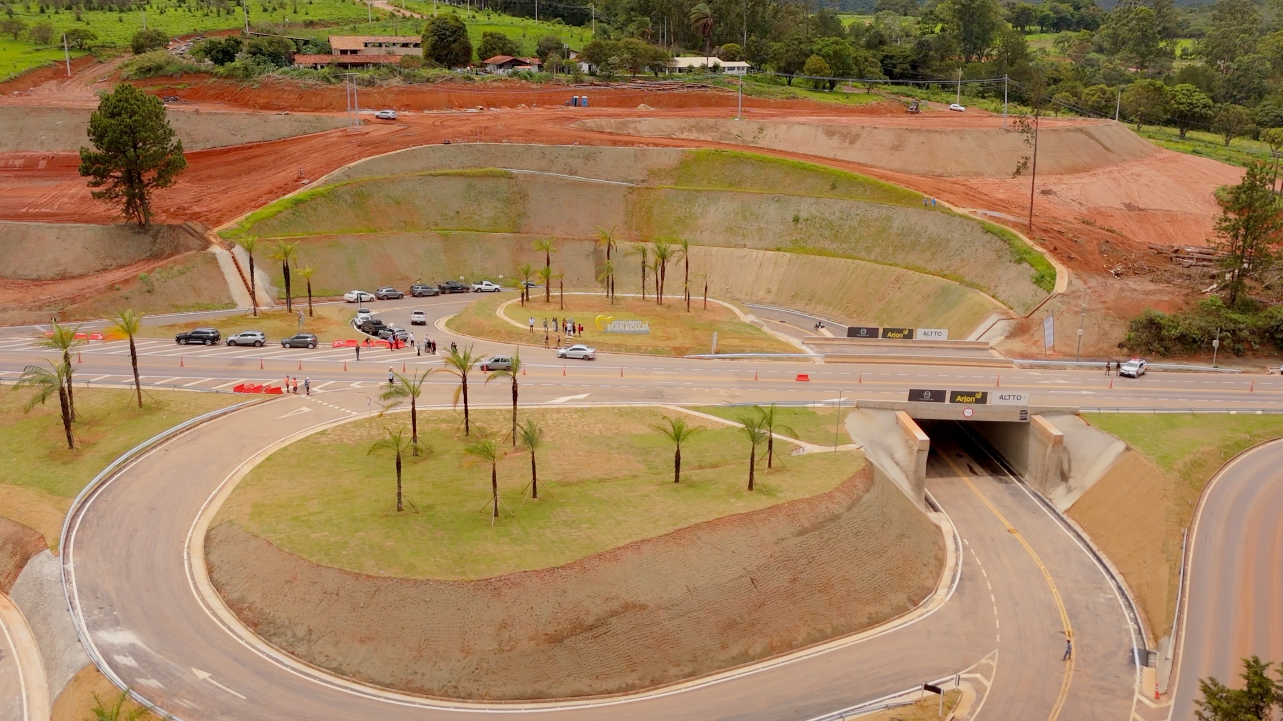 Inauguração do Trevo do Maracujá: parceria público-privada com o Instituto Arjon entrega obra em cinco meses