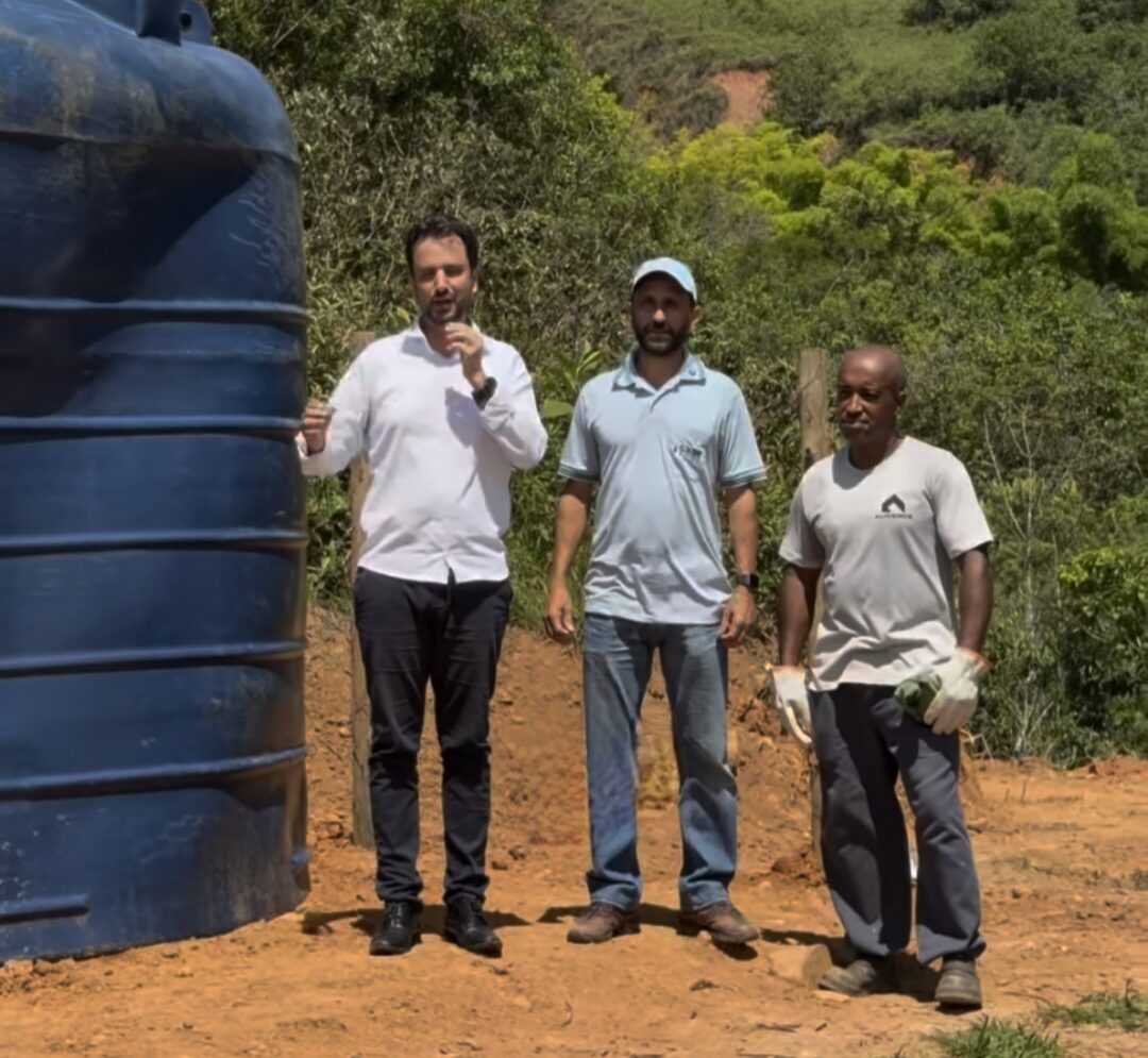 Comunidade de Paraíso, em Mariana, ganha novo sistema de abastecimento de água, que beneficia 40 famílias