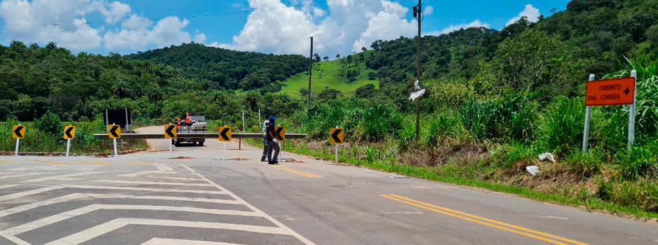 Ponte na MG-030 é liberada após obras e tráfego volta ao normal entre Itabirito e São Gonçalo do Bação