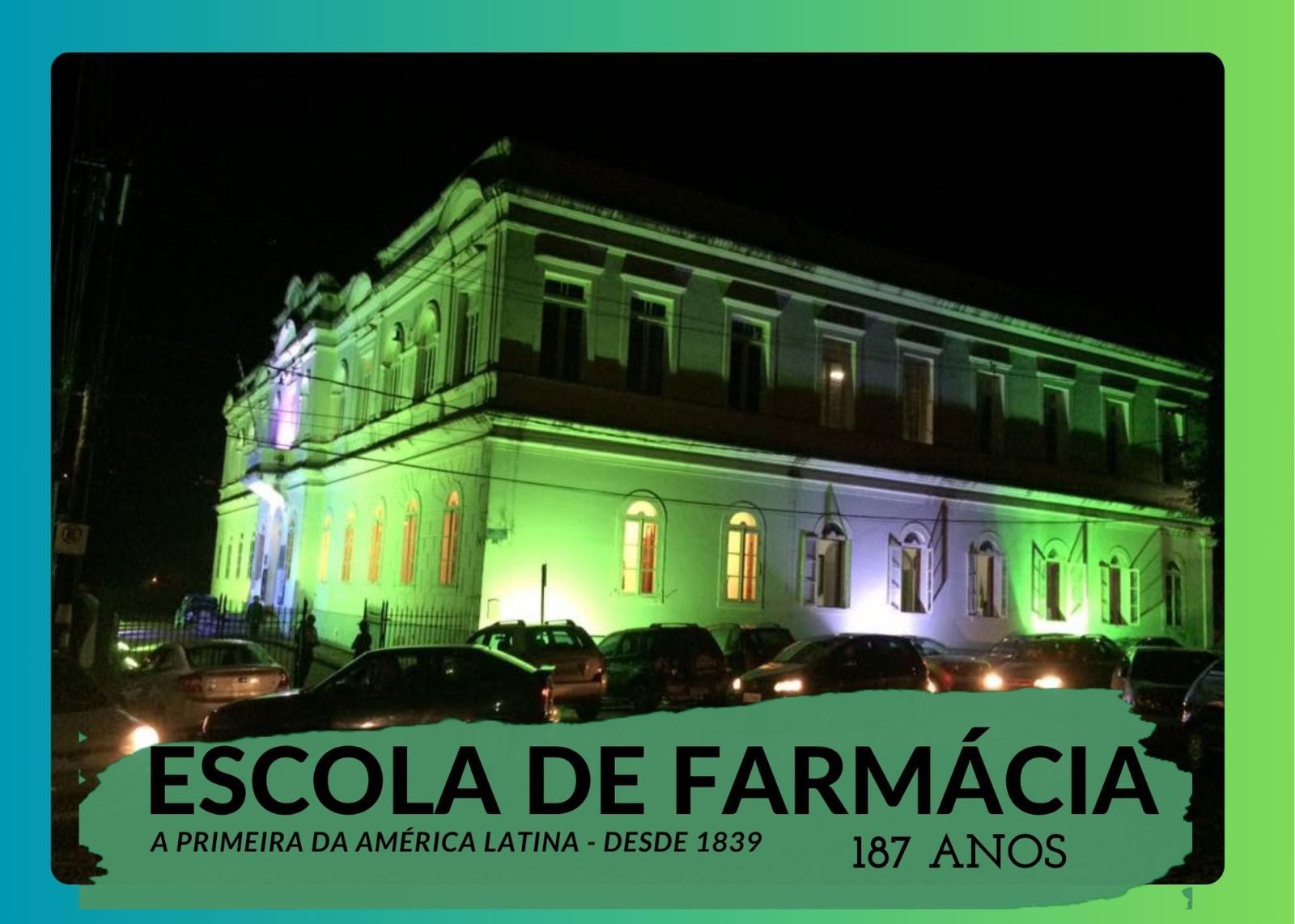 Escola de Farmácia celebra 187 anos com reencontros, homenagens e programação especial