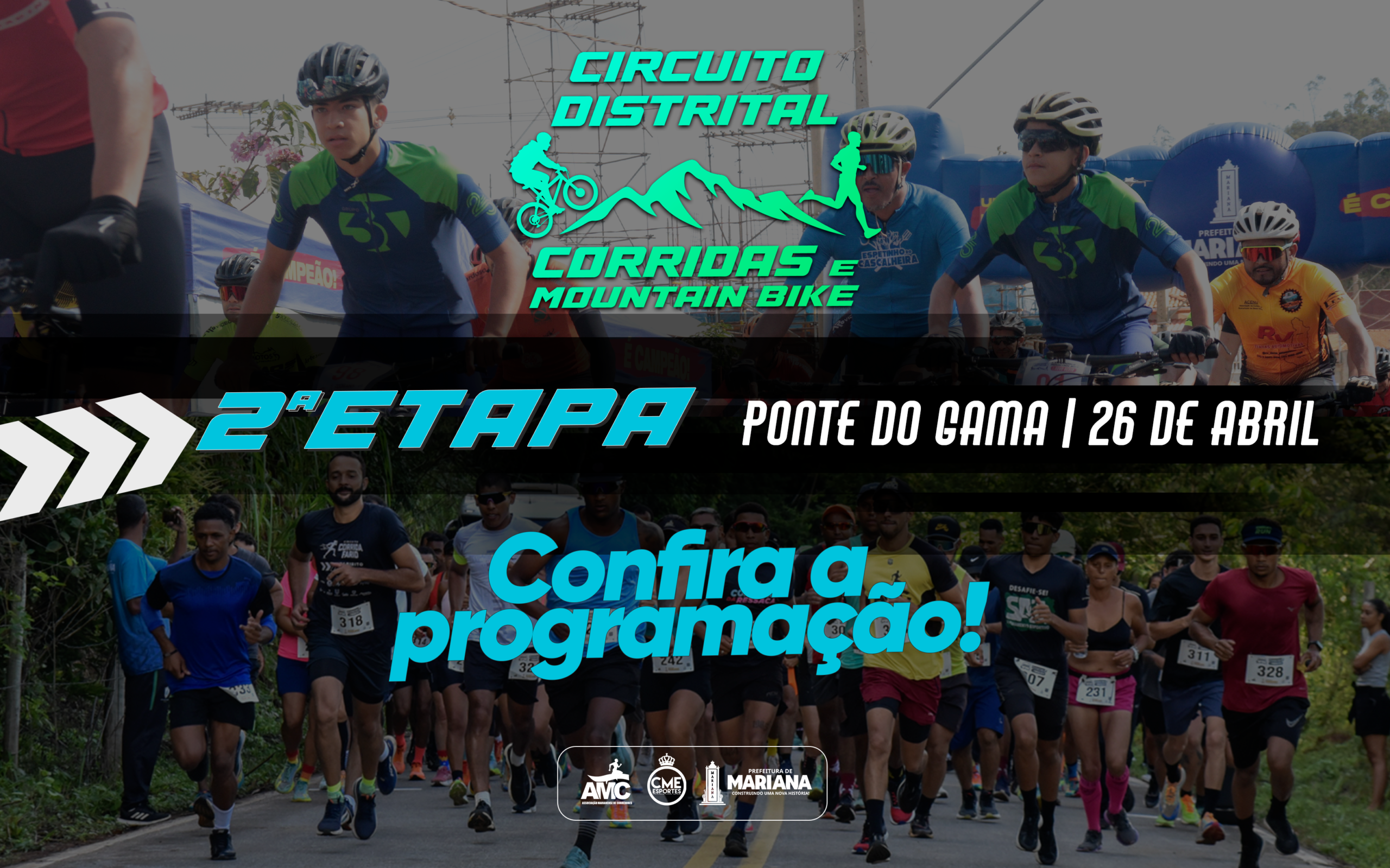 2ª etapa do Circuito Distrital movimenta Ponte do Gama neste domingo com mais de 180 atletas confirmados