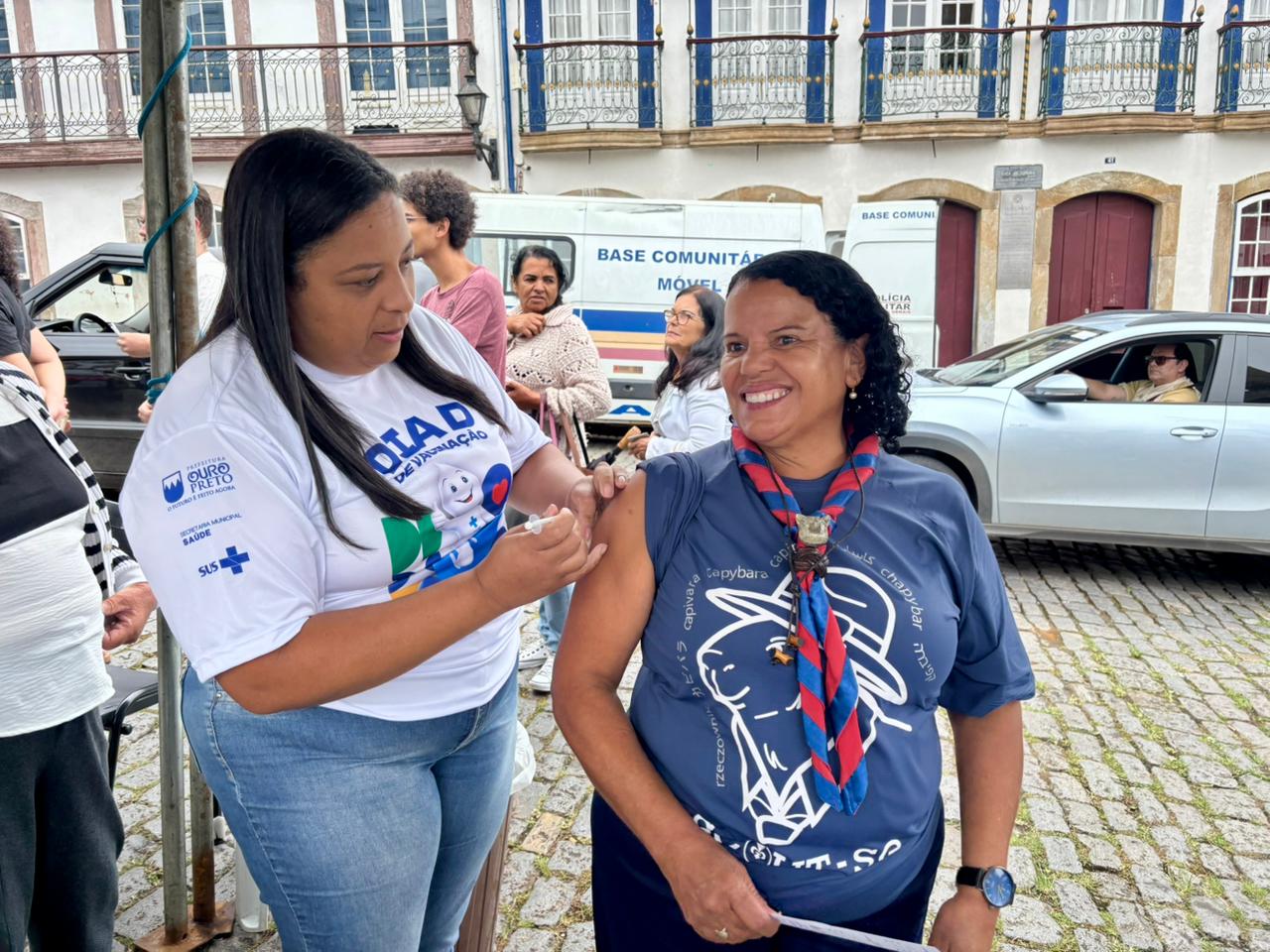 Ouro Preto vacina quase 600 pessoas no Dia D contra a gripe