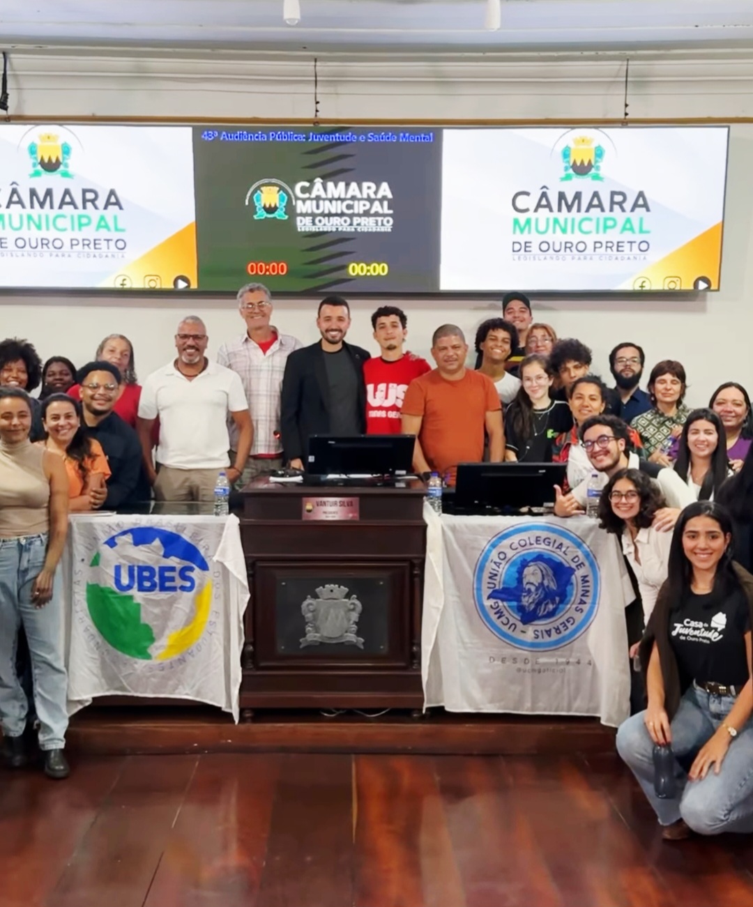 Câmara de Ouro Preto debate juventude e saúde mental em audiência pública