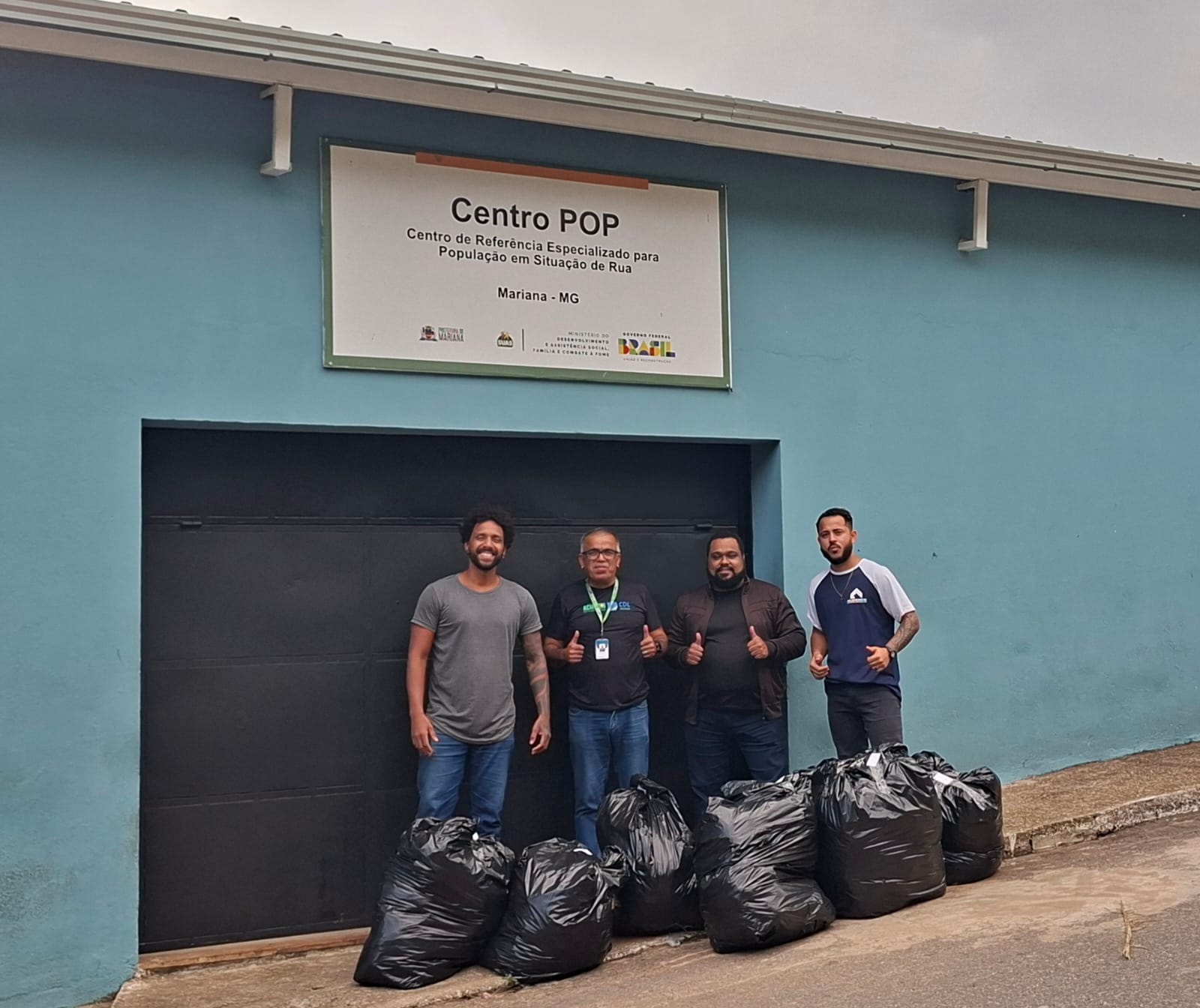 Centro POP recebe doações e reforça rede de solidariedade em Mariana