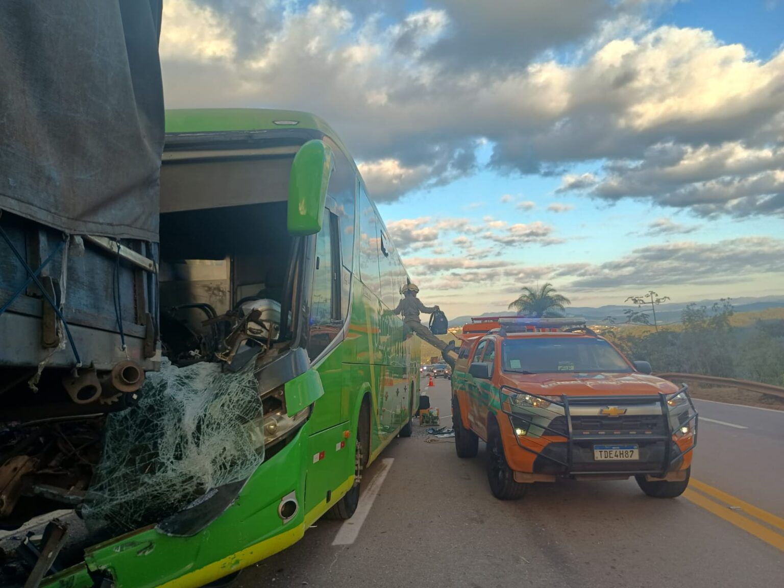 Novos acidentes são registrados na Serra da Santa durante o fim de semana