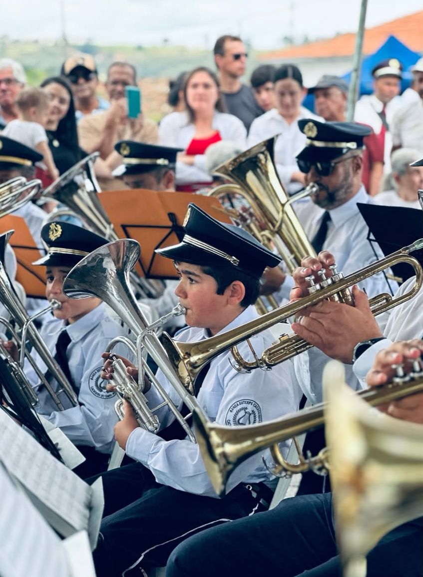 Encontro de Bandas de Música movimenta manhã de domingo em Cachoeira do Campo