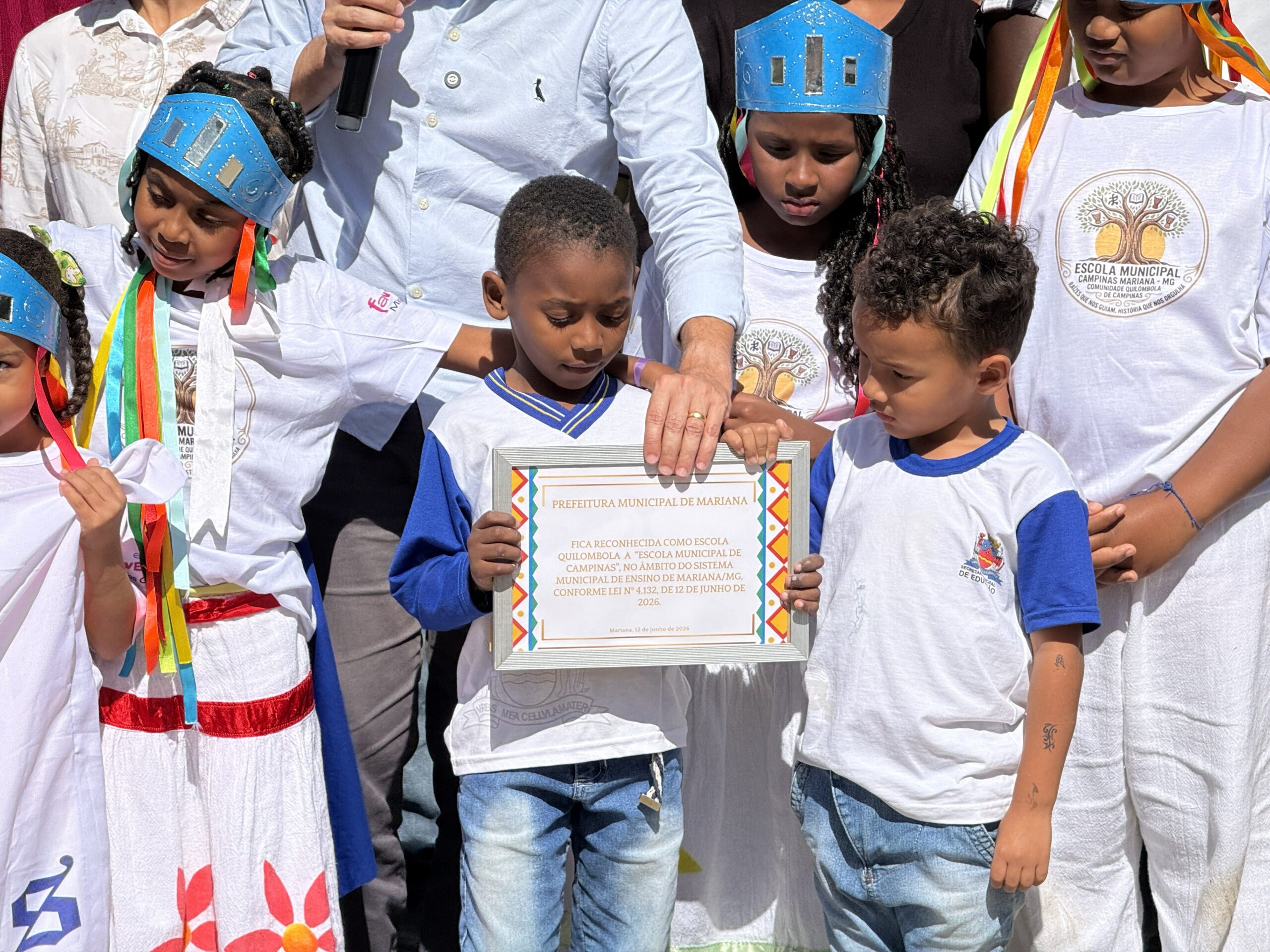 Prefeitura de Mariana sanciona lei que reconhece Escola Municipal de Campinas como escola quilombola
