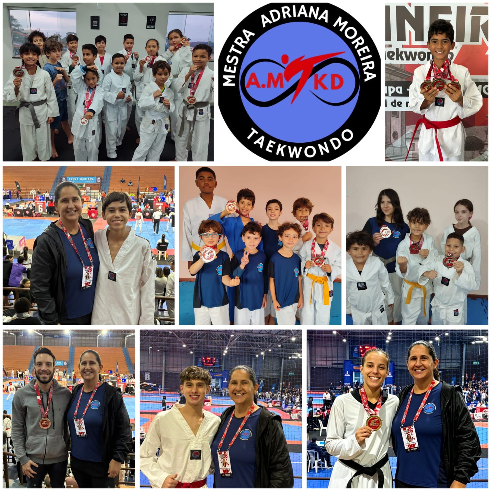 Equipe de Cachoeira do Campo conquista 20 medalhas no Mineiro de Taekwondo