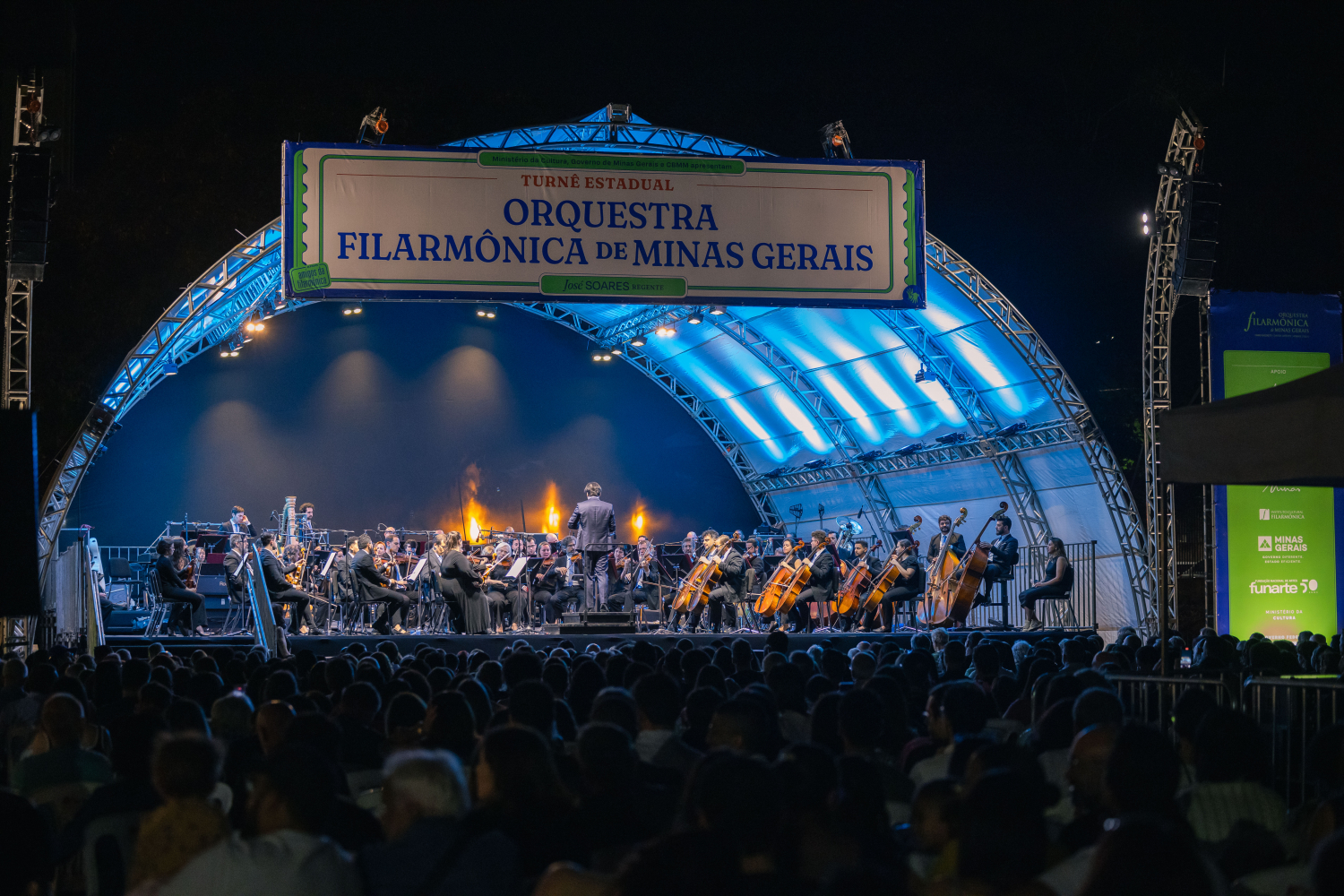 Filarmônica leva concerto gratuito à Praça Tiradentes em Ouro Preto
