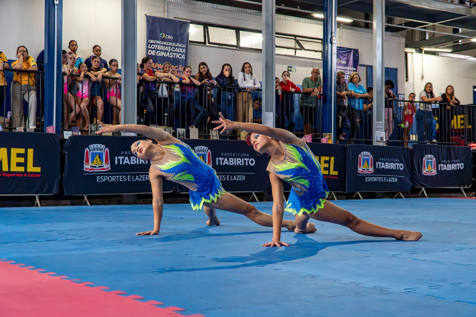 Itabirito sedia Estadual de Ginástica Acrobática e conquista 11 pódios no fim de semana