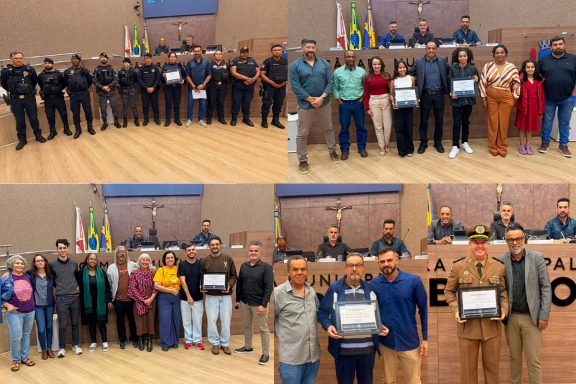 Representando segurança, esporte, cultura e solidariedade, cidadãos e instituições são reconhecidos com Moções de Aplauso na Câmara de Itabirito