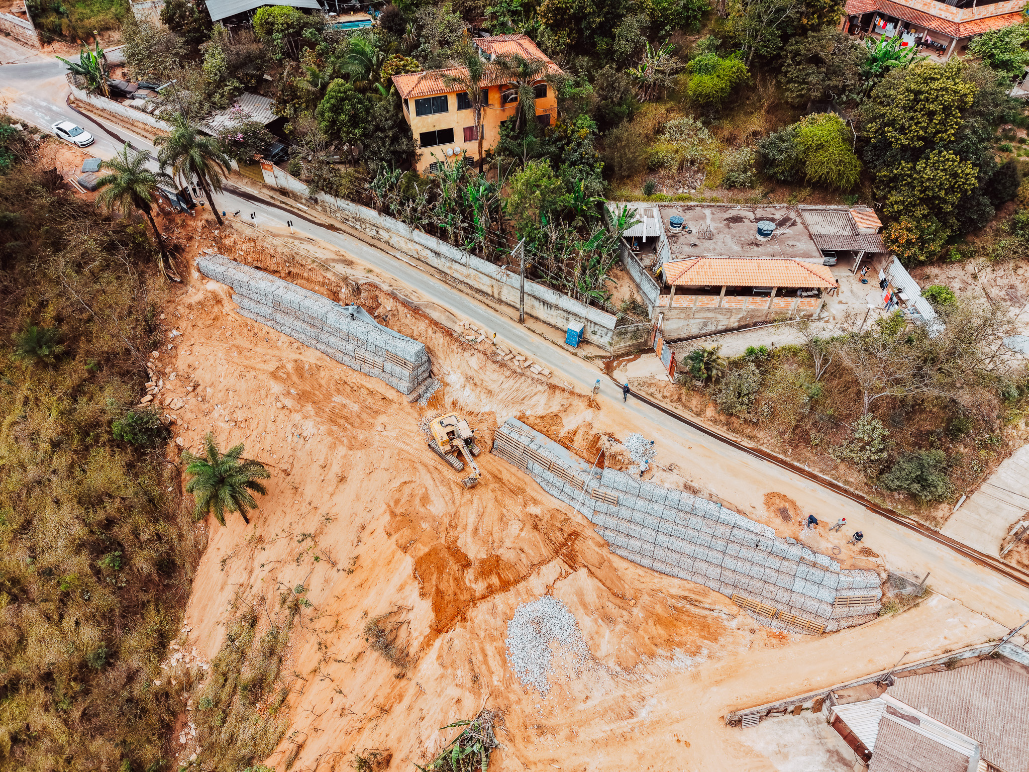 Segurança no período chuvoso: Prefeitura de Itabirito realiza obras de contenção em diversos pontos do município