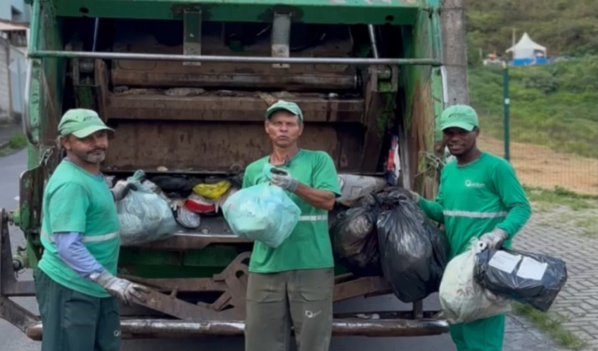 Ouro Preto supera média de 60 toneladas de resíduos coletados por dia na sede e nos distritos