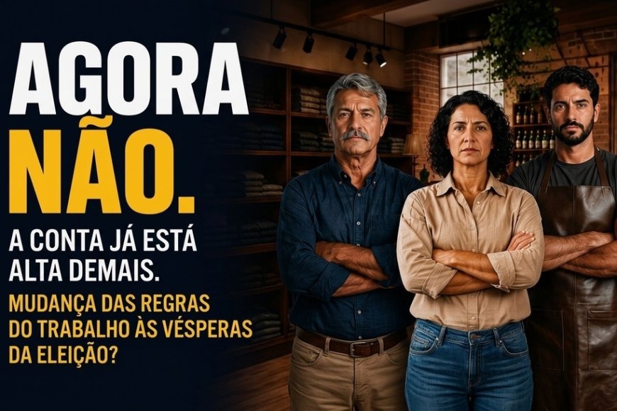 Comércio, serviços e turismo fazem apelo para que PEC do fim da escala 6×1 não seja votada antes das eleições 