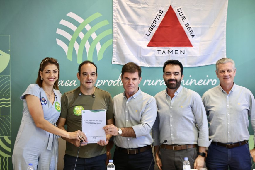 Flávio Roscoe visita Sistema Faemg e apresenta propostas para fortalecer a agropecuária mineira