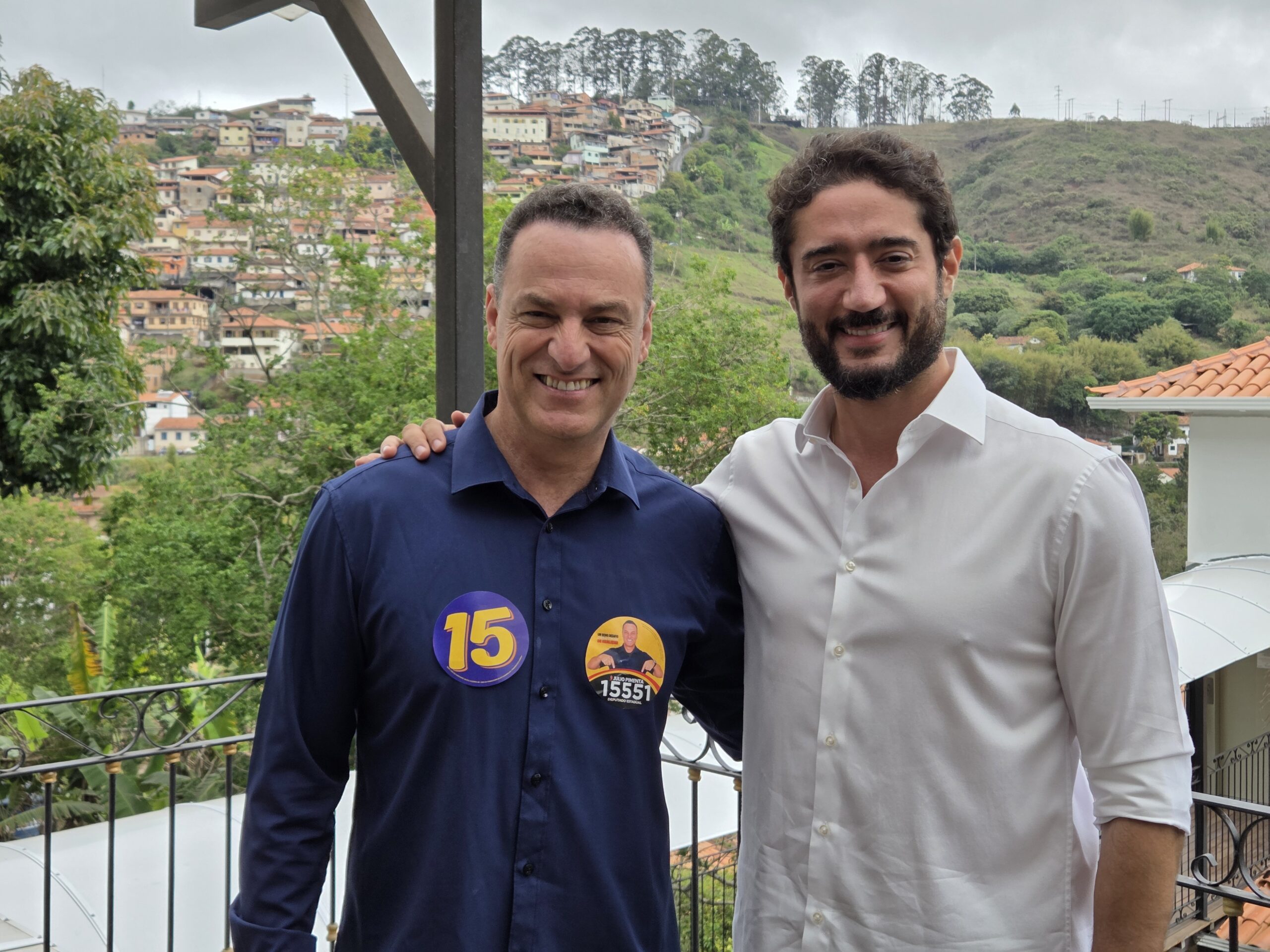 Gabriel Azevedo visita Ouro Preto e propõe trem turístico entre a cidade e a capital mineira