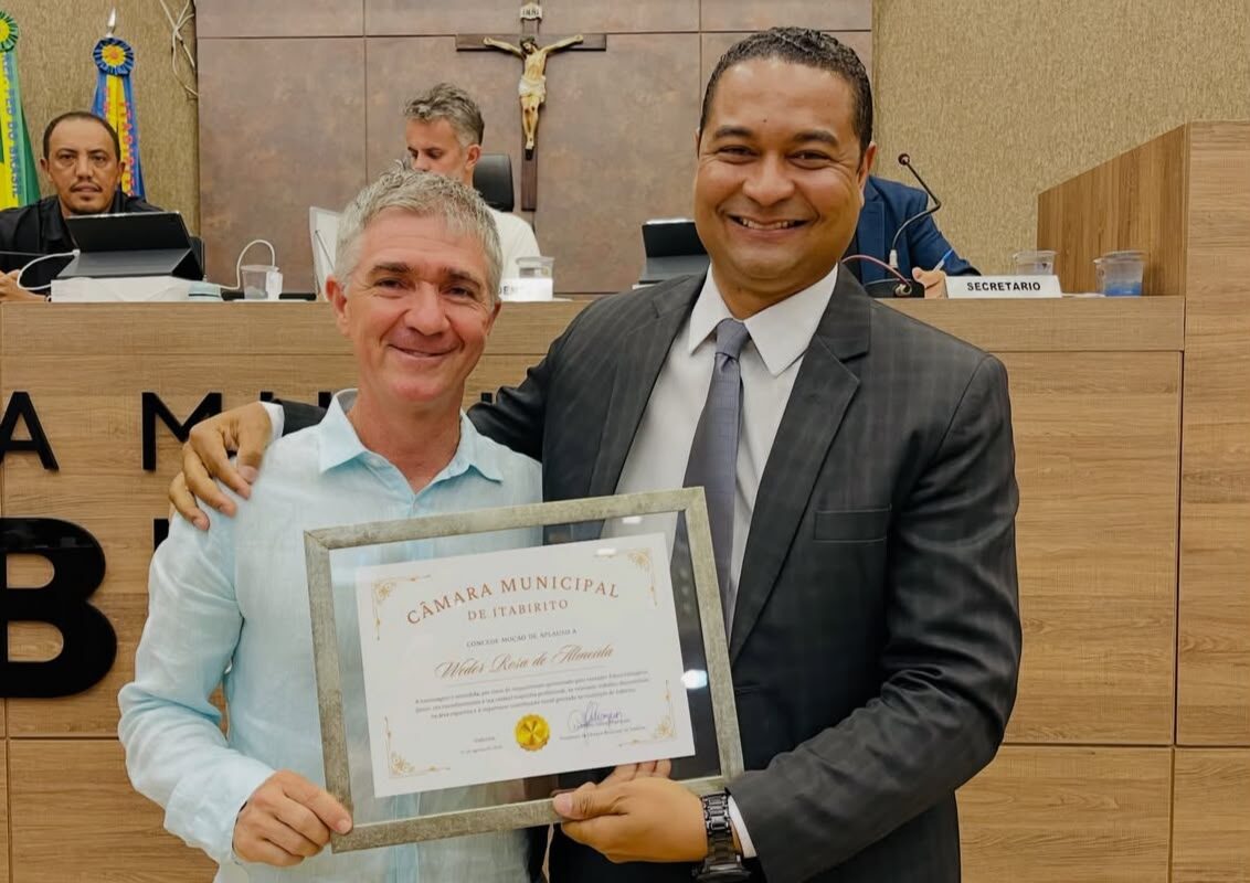 Moções de Aplausos da Câmara Municipal reúne homenagens a oito moradores e instituições de Itabirito
